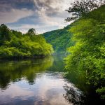 The Lehigh River in Carbon County, PA.