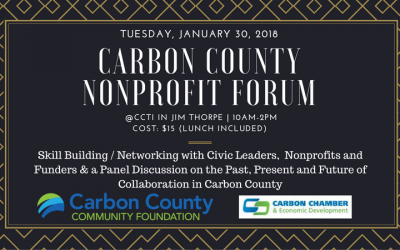 Carbon County Nonprofit Forum – Highlights and Funding Opps