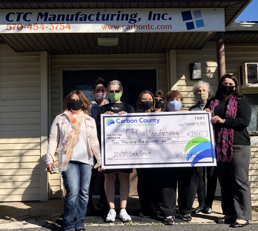 Check presentation to CTC Manufacturing