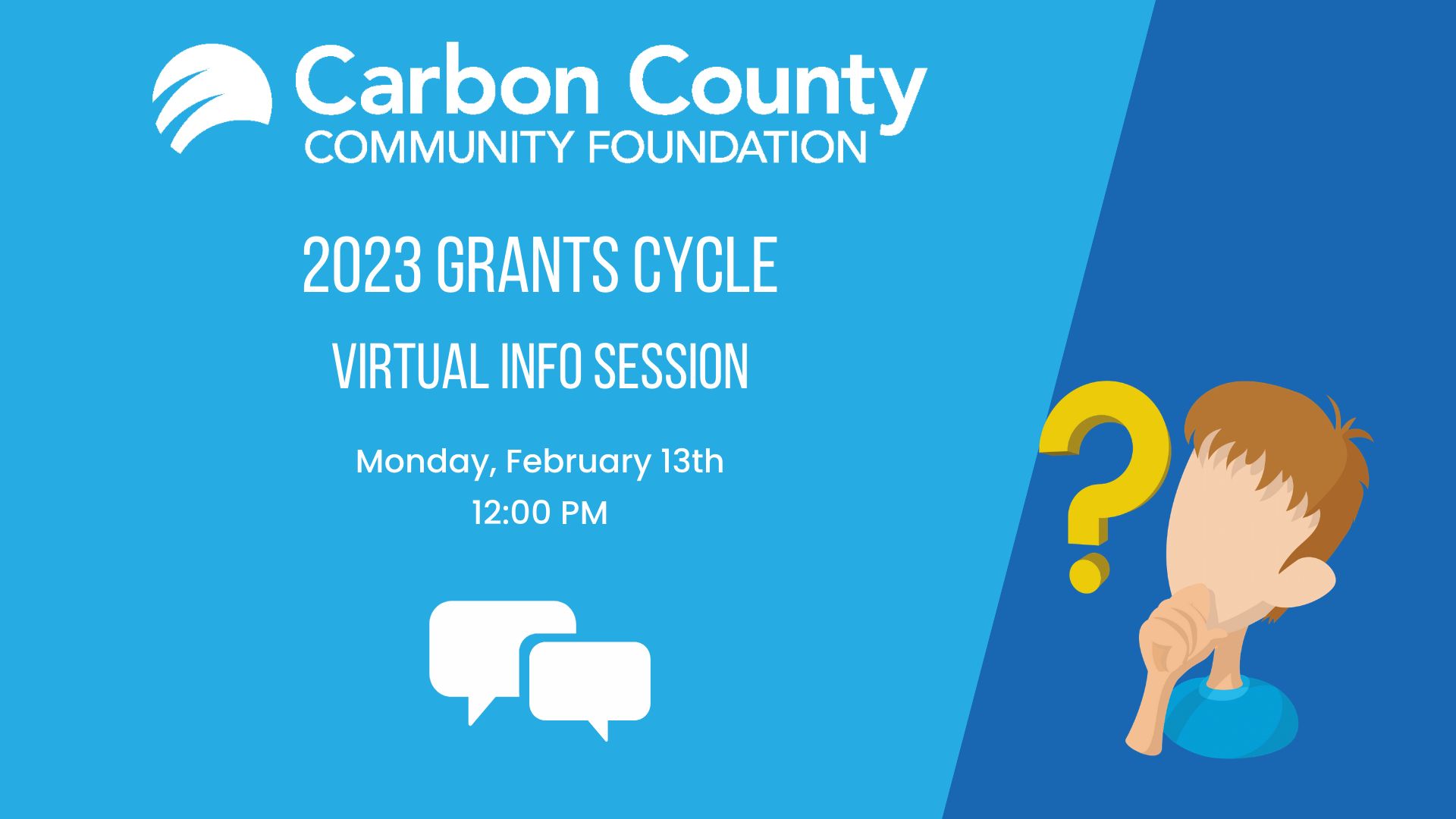 2023 Grants Cycle Virtual Info Session Carbon County Community