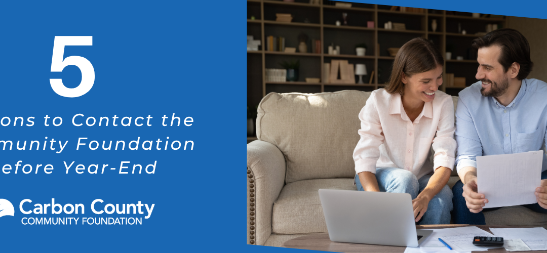 Five Reasons to Contact Us Before Year-End